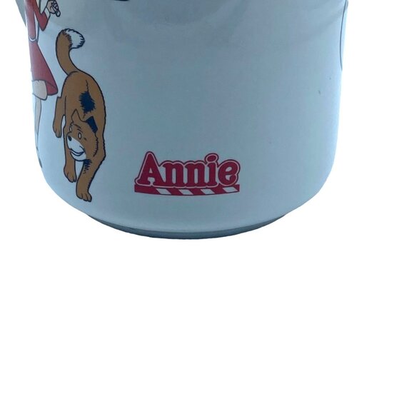 Vtg Annie Comic Mug Applause 1982 Knickerbocker Toy Columbia Leapin Lizards - Picture 2 of 6